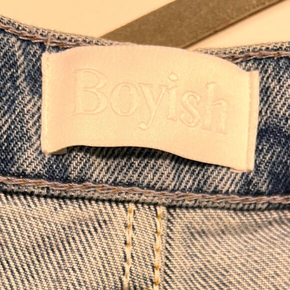 Boyish The Bradley Bermuda Jean Shorts in Rio Bravo NWT 26 - Picture 6 of 12